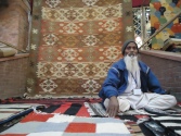Shakeel Ahmad Ansari, a Panja Dhurrie artisan from Mirzapur, UP.